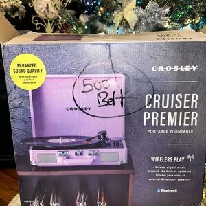 Crosley 3-Speed Bluetooth Turntable - Lavender